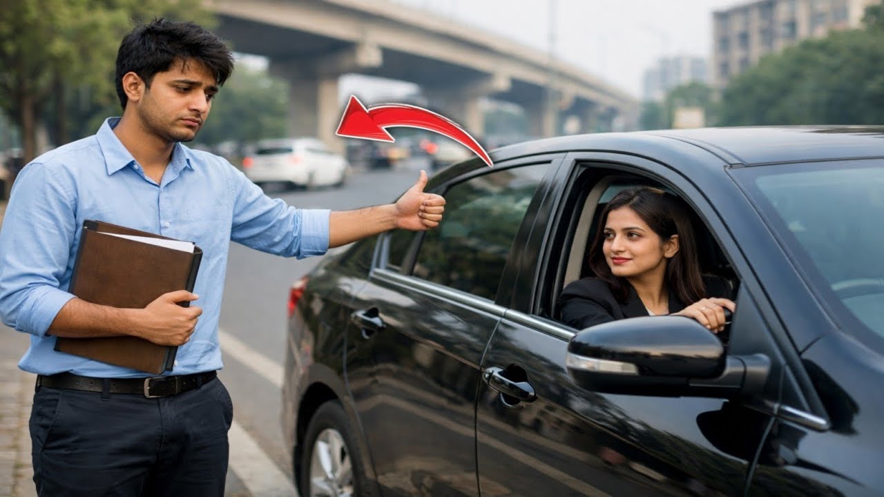 इंटरव्यू के लिए देर हो रहा था, लड़के ने लिफ्ट मांगी... करोड़पति लड़की ने जो किया,इंसानियत भी रो पड़ी