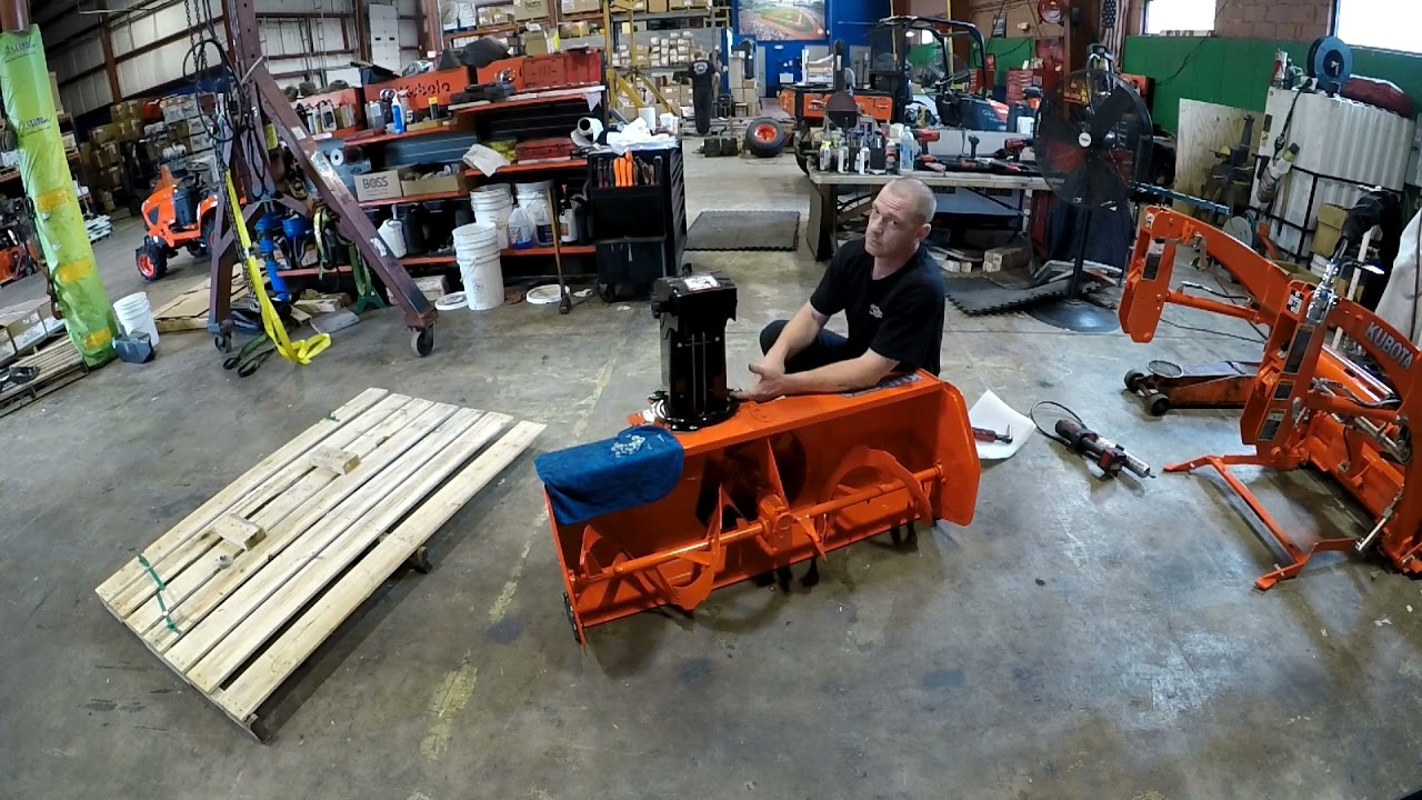 Kubota snowblower BX2816 /  assembly  / PDI