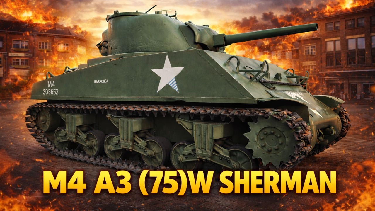 Le Sherman “Barracuda” M4 A3(75)W