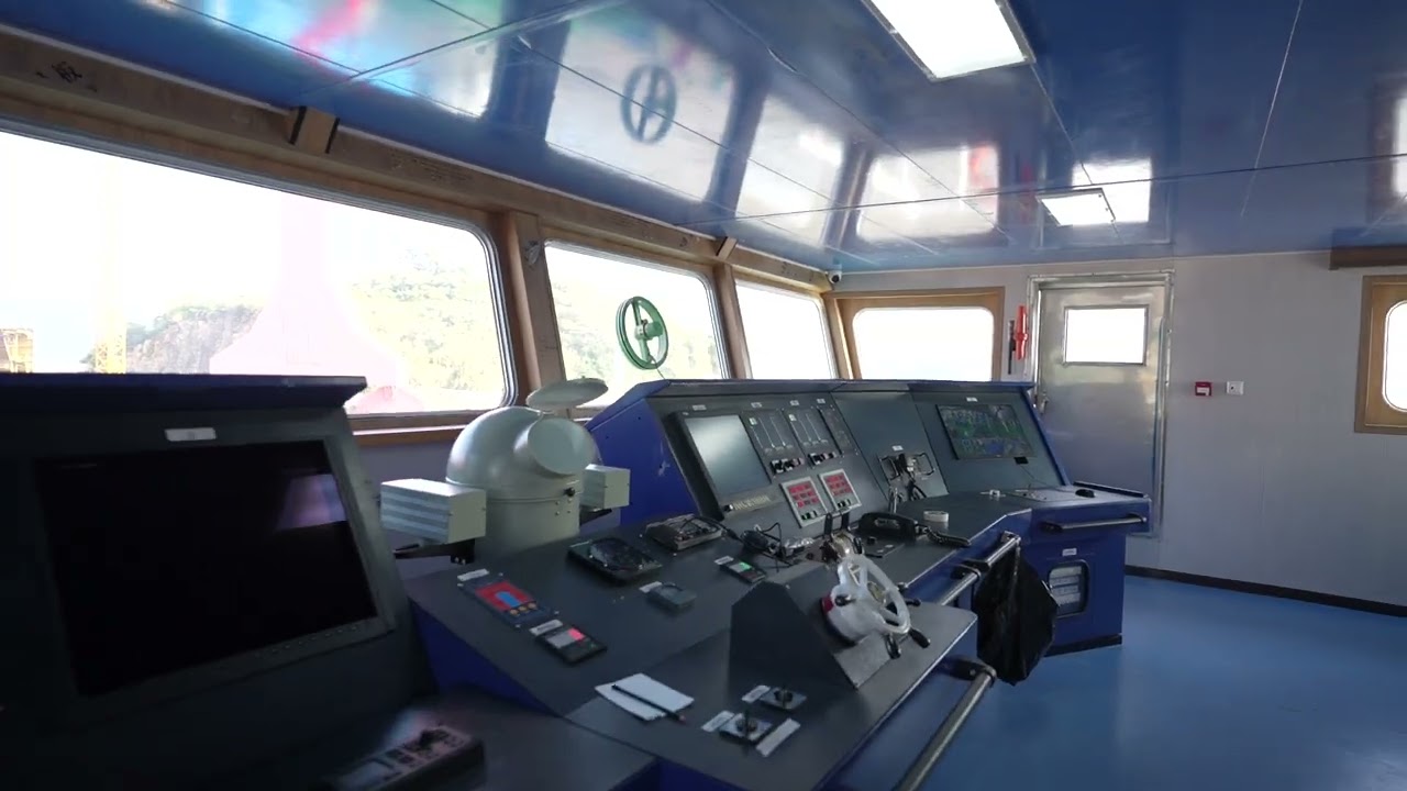 interview inside of bridge of LCT