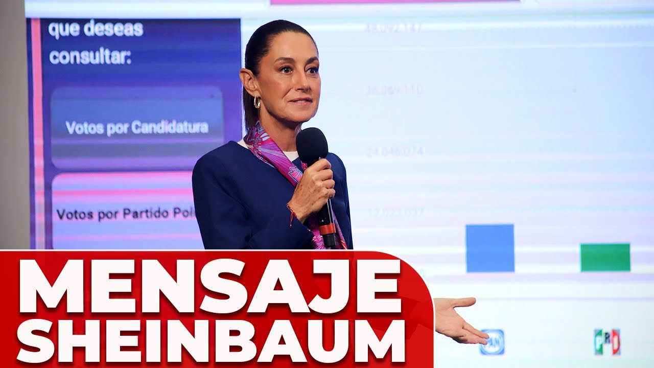 MENSAJE para el MUNDO de CLAUDIA SHEINBAUM tras la CUMBRE de LÍDERES del G7 en CANADÁ