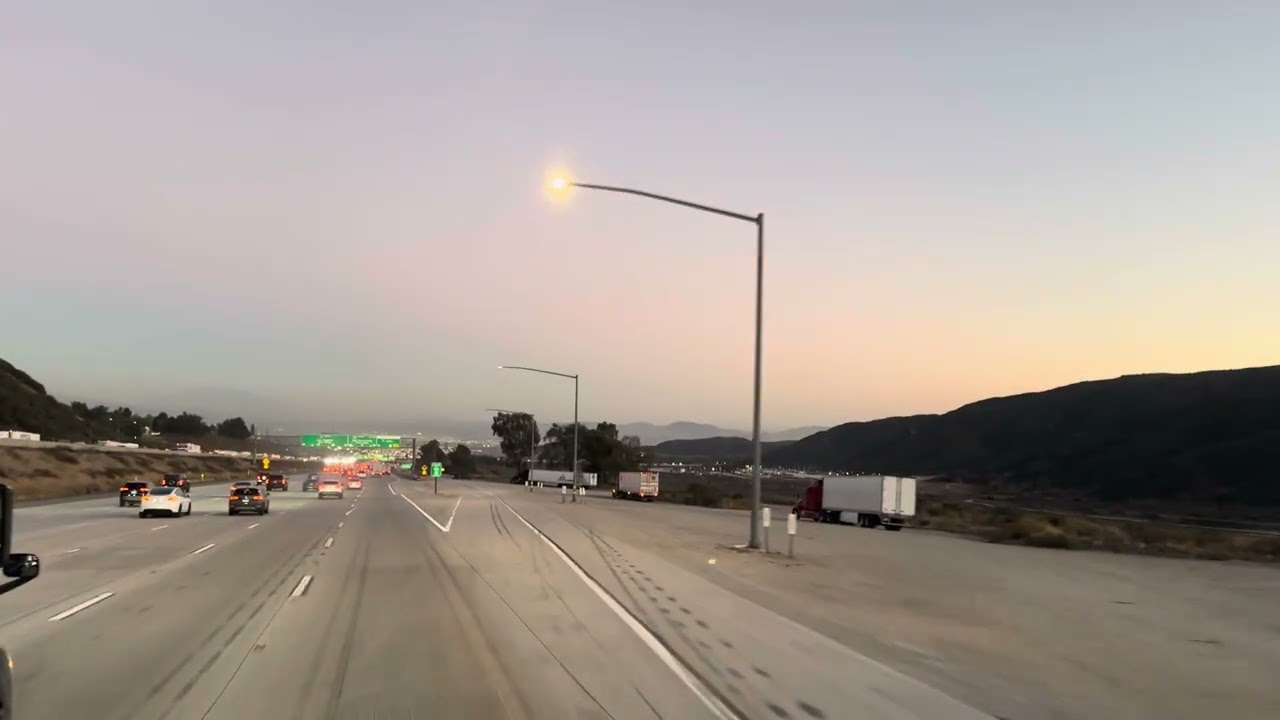 Routes Vicariously: Phelan, California into Los Angeles, California. 10/30/25