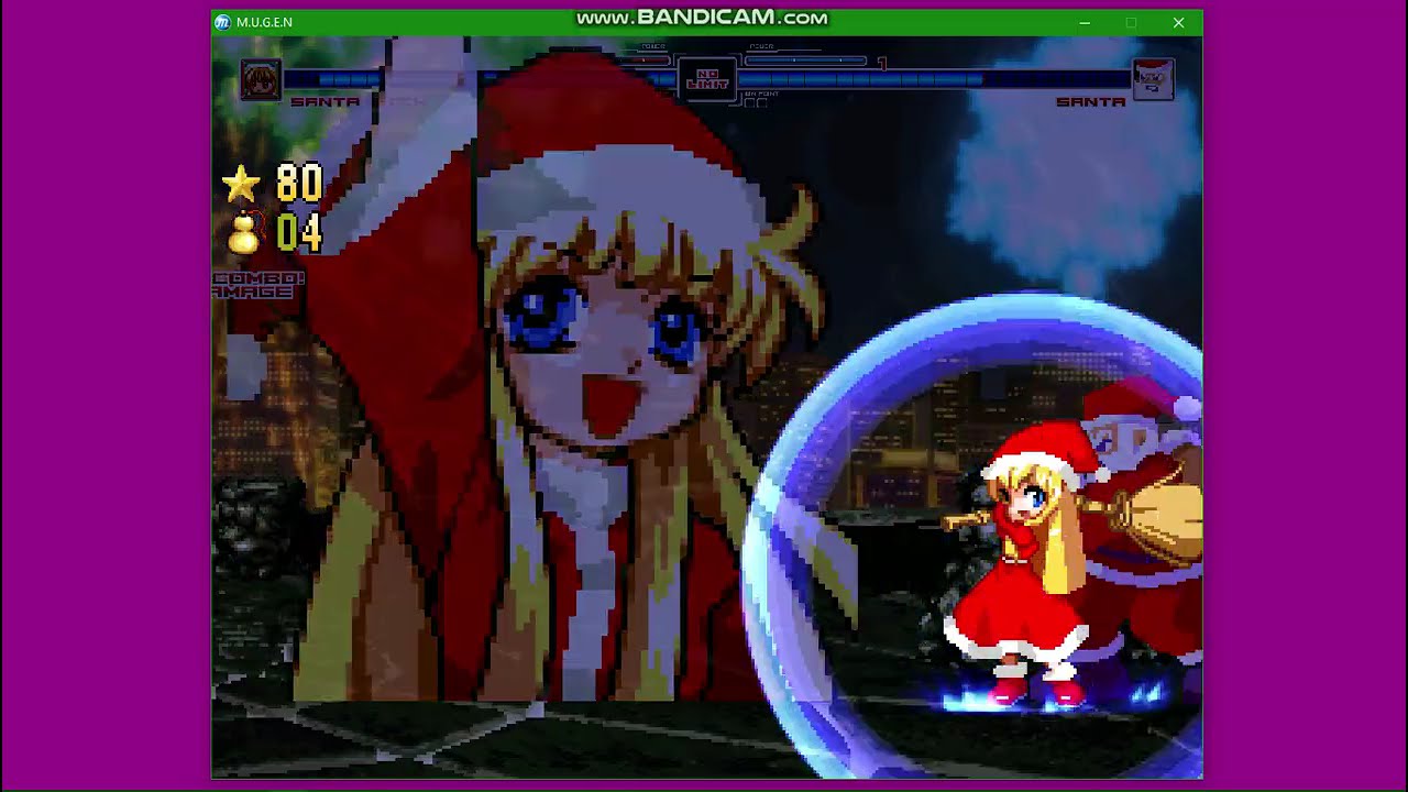 MUGEN SPECIAL BATTLE:Santa Witch Vs Santa Fighter |MUGEN ALL STARS 1.1B❄