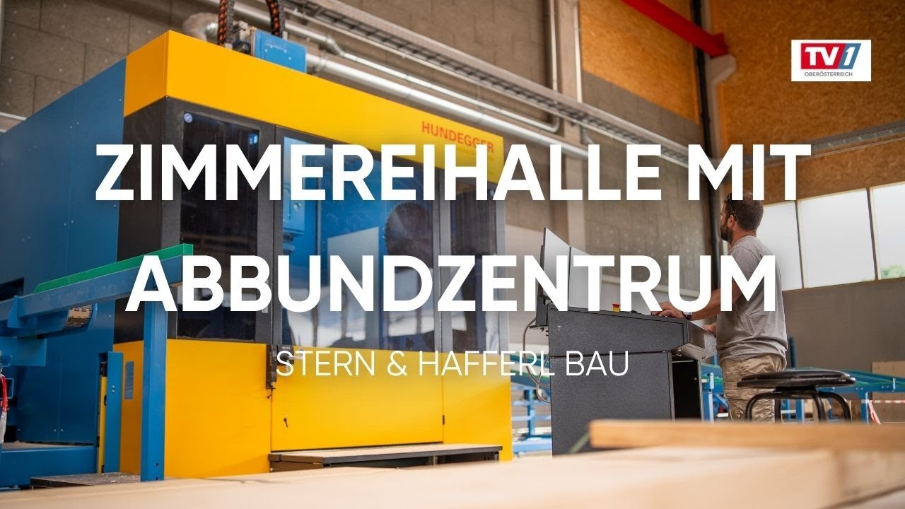 Neue Zimmereihalle mit Abbundzentrum