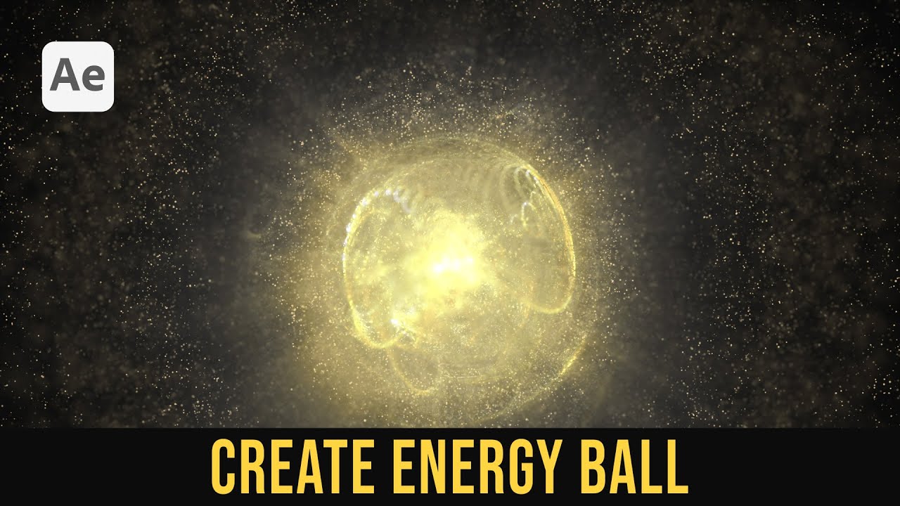 Energy Ball VFX - After Effects Tutorial @AMMotions