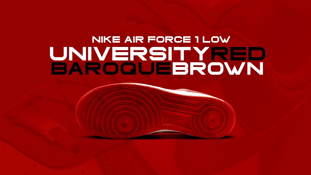 Nike Air Force 1 Low UNIVERSITY RED & BAROQUE BROWN 2025 – Must-See Sneaker Review!
