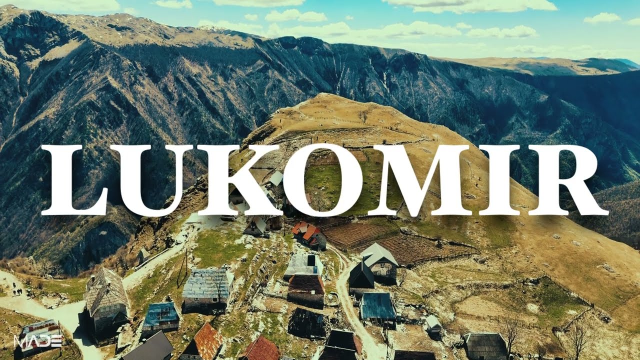 Lukomir 4k drone shot from the sky