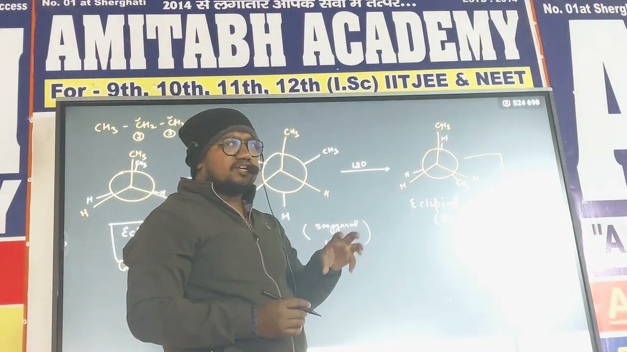Stability of Butane Conformers | Organic Chemistry Class 11/12 | Amitabh Adda
