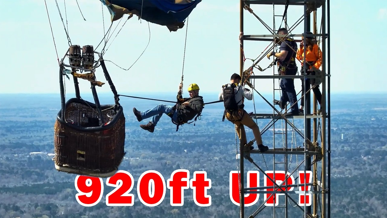 Trapped at 920 Feet: Hot Air Balloon Rescue