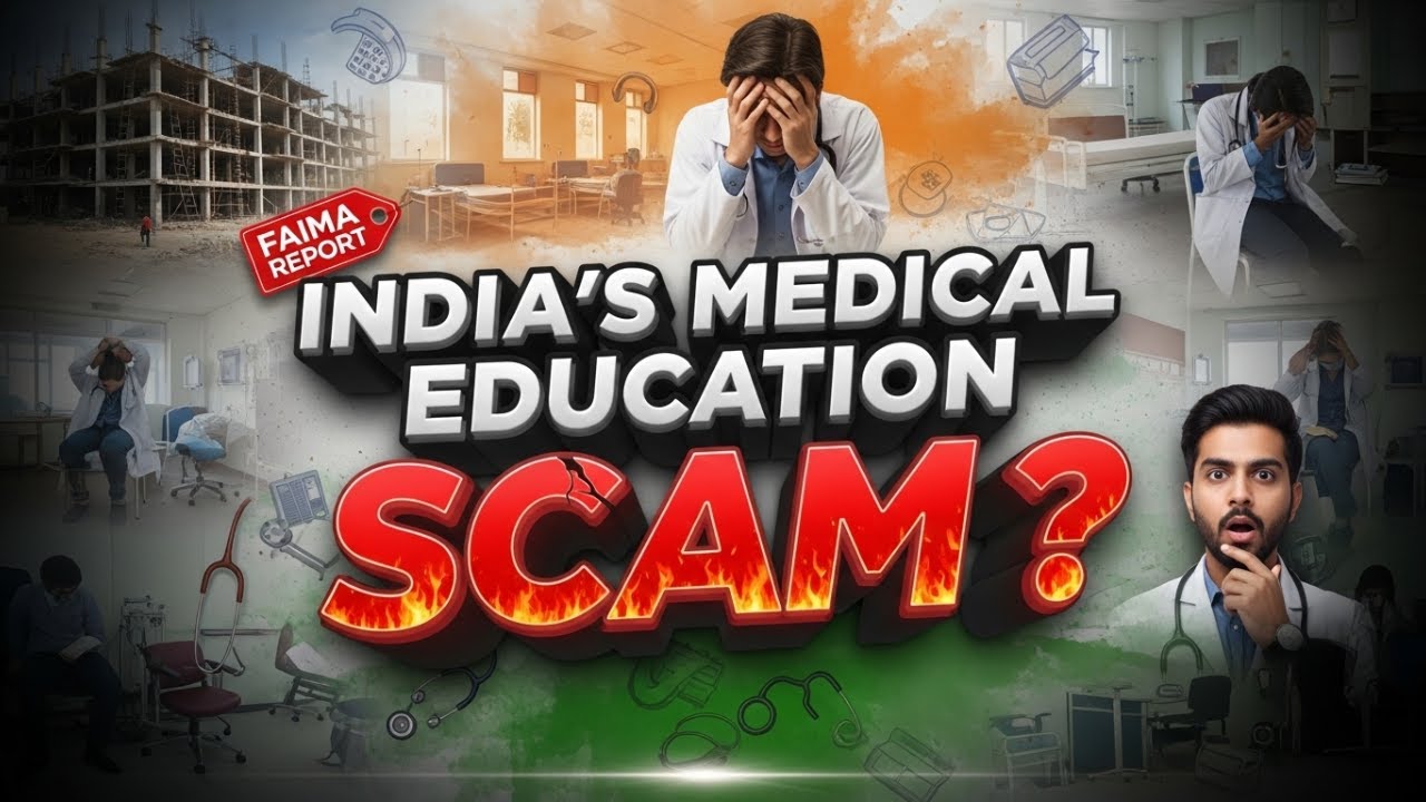 India&rsquo;s Medical Education SCAM ? | FAIMA Survey Exposes Reality of New Medical Colleges