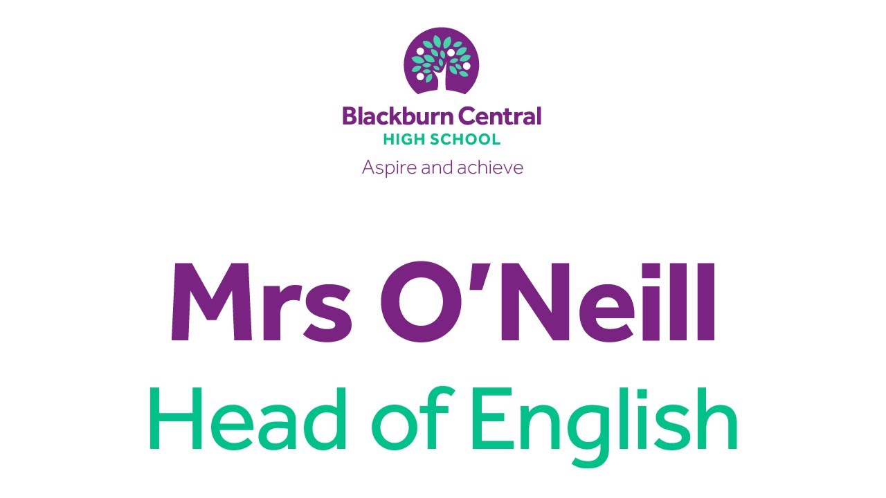 English Live Stream from Blackburn Central High School Virtual Open Evening 2020
