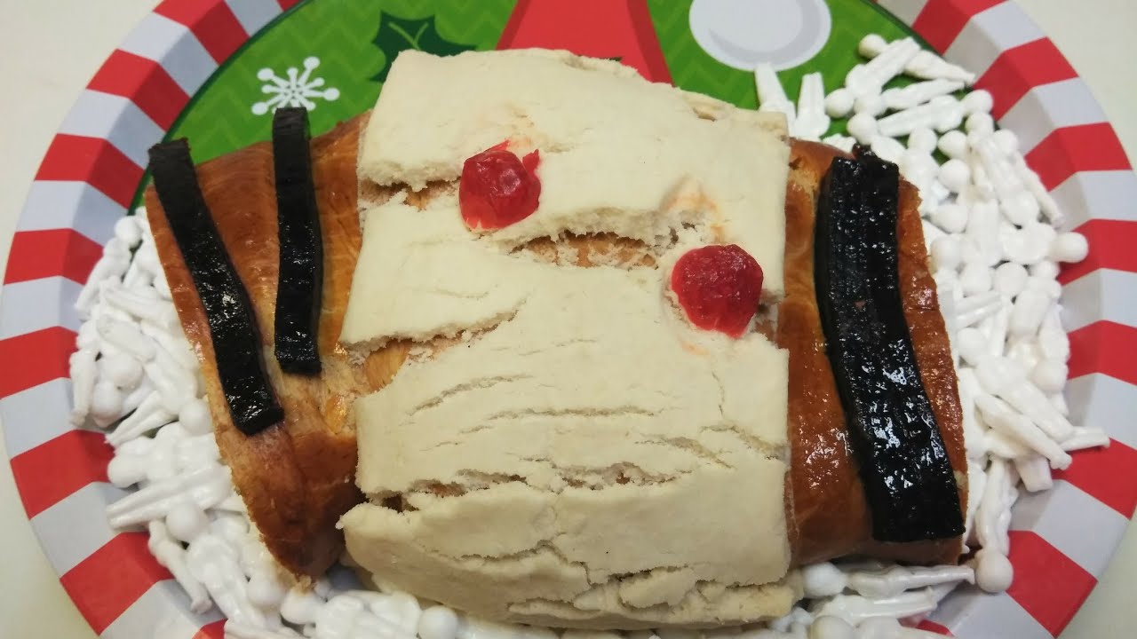 Como hacer rosca de reyes rellena de queso