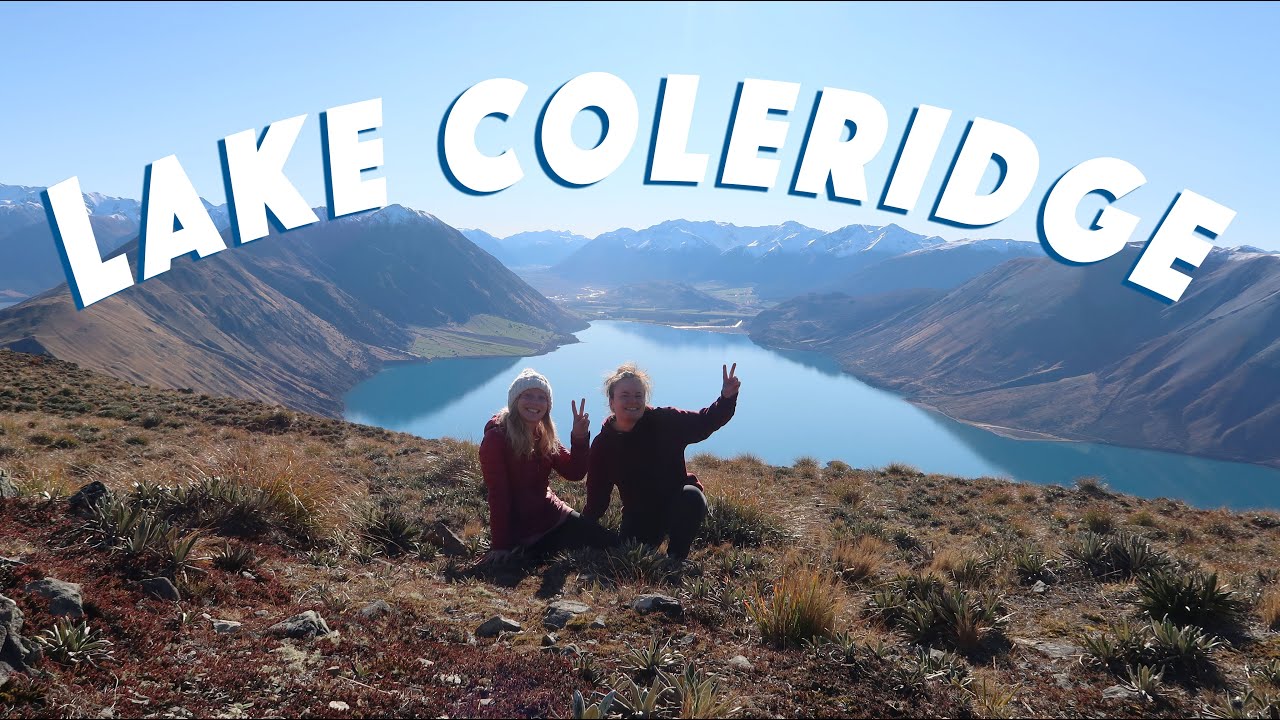 11. camping at Lake Coleridge, hiking Peak Hill Track 🏔 | WHV New Zealand