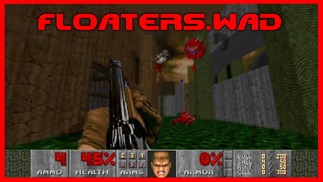 FLOATERS.WAD - No Gravity for DOOM Monsters!