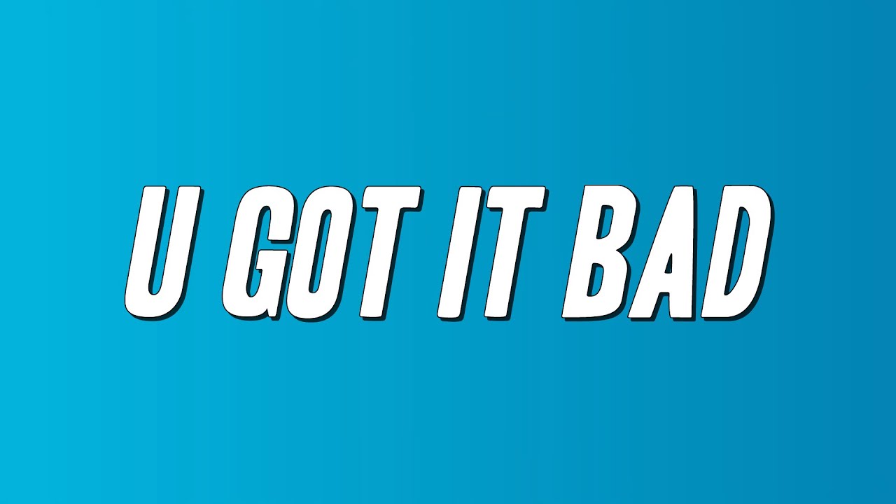 Usher - U Got It Bad (Lyrics)