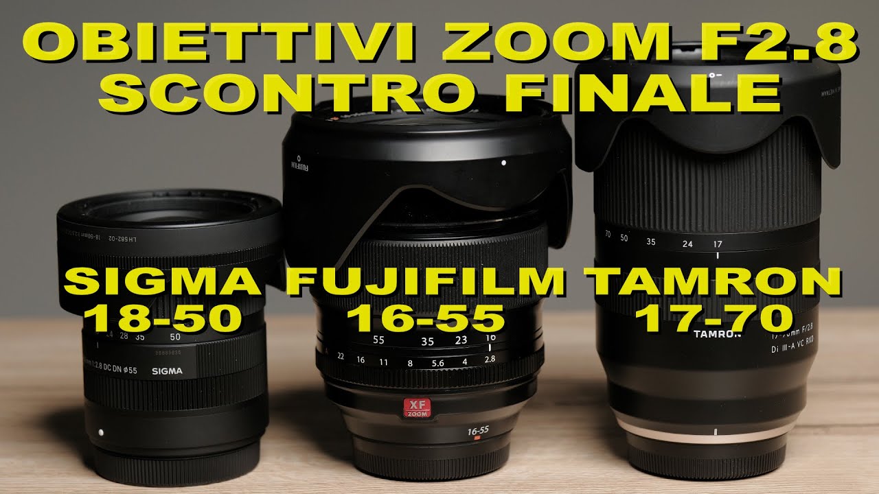 [ITA] - Scontro Finale! Obiettivi Zoom F2.8 per Fujifilm X