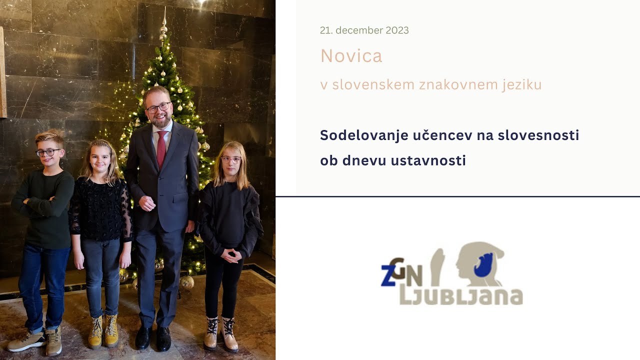 Novica v SZJ: Sodelovanje učencev ob dnevu ustavnosti