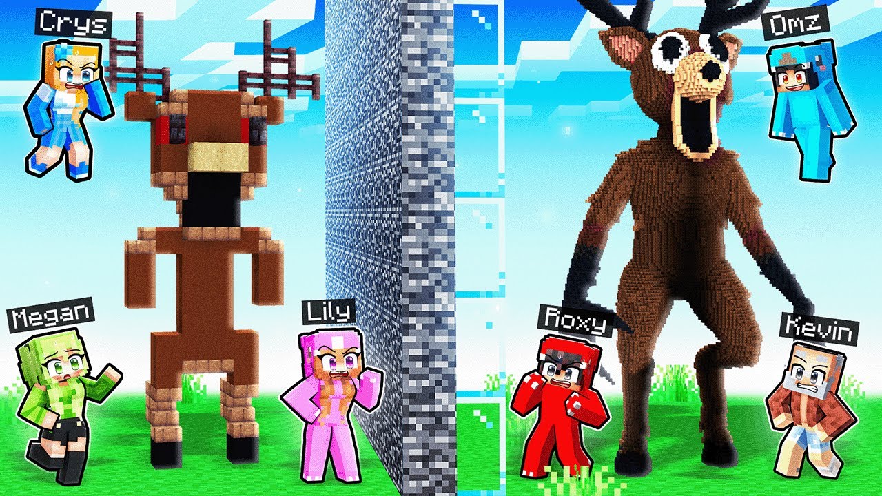 I Cheated With 99 NIGHTS DEER MONSTER in Minecraft Build Battle!
