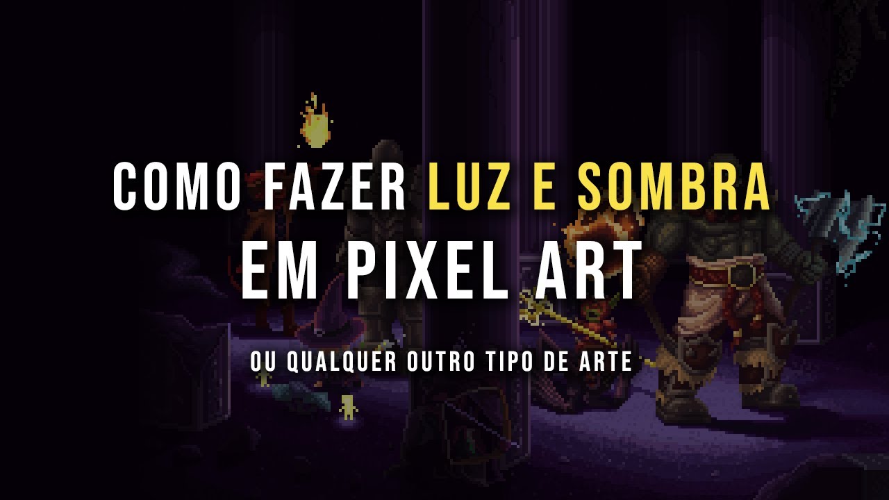 Como fazer luz e sombra de forma correta nos desenhos (pixel art ou não)