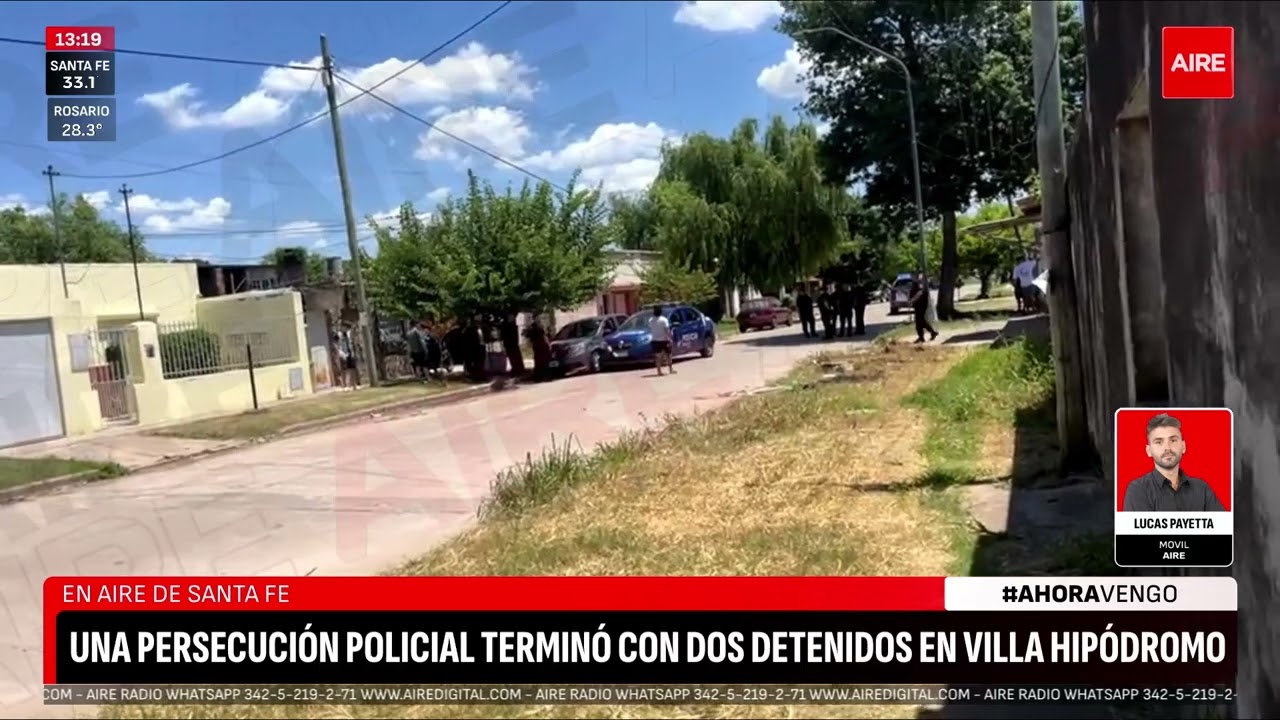 Persecución policial: detienen a dos vehículos tras FUGA en San Luis y Crespo