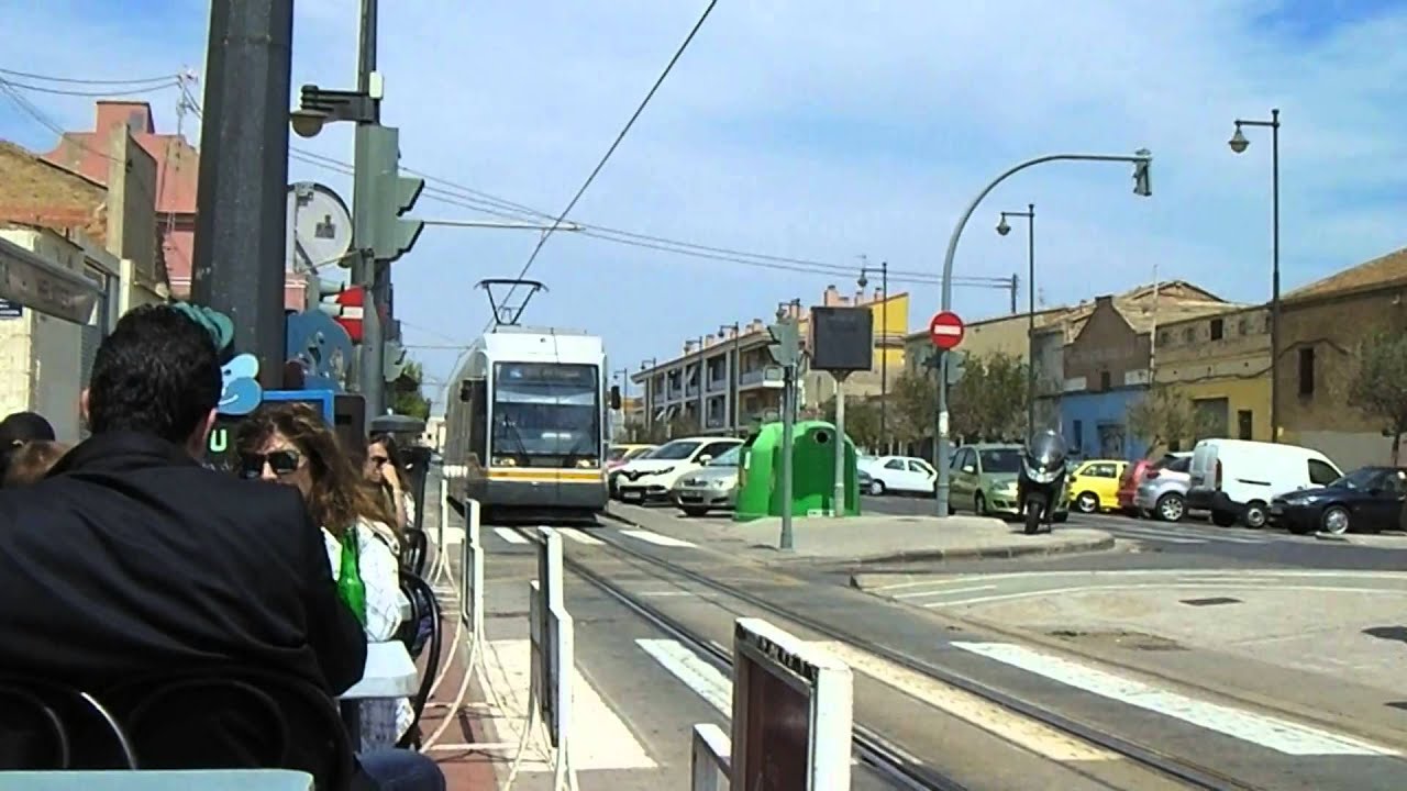 tram in Valencia, Spain