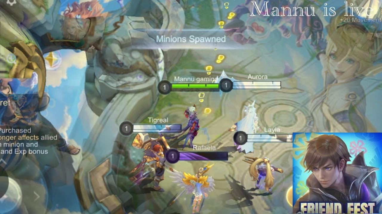 Moba legends  game 1 time try 11 feb 2025 first live