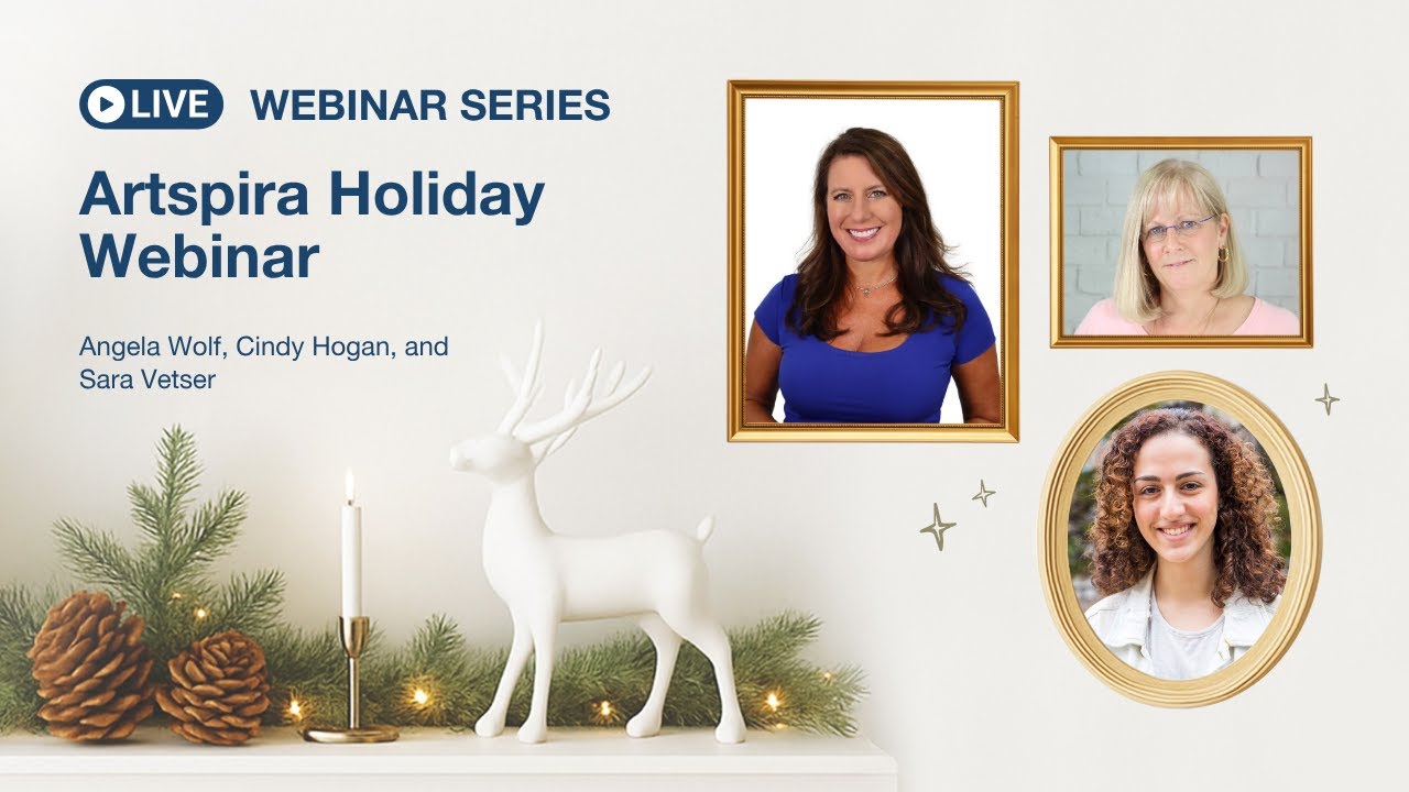 Artspira Holiday Webinar 🎄 Holiday Projects & Brother Favorites with Angela, Cindy & Sara