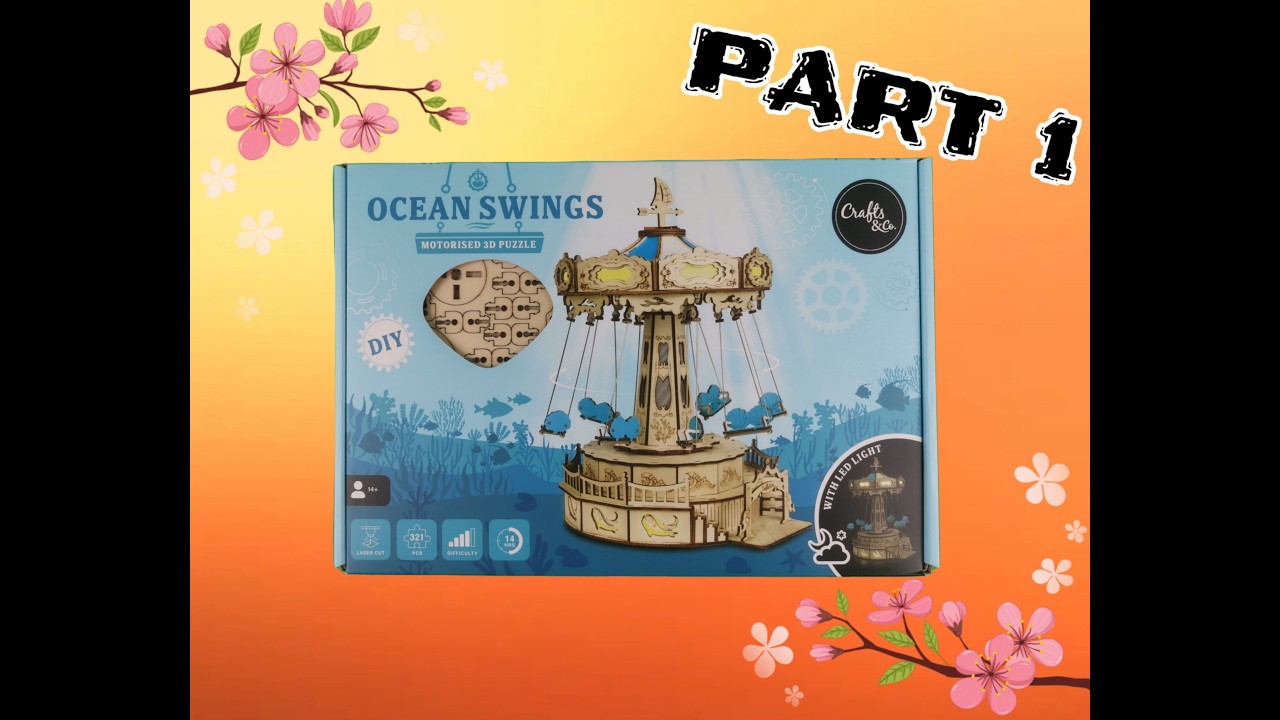 DIY, Motorised Puzzle 3D Ocean Swings Crafts&Co, Magasin Action, Carousel, Karussell, Craft,Tutorial