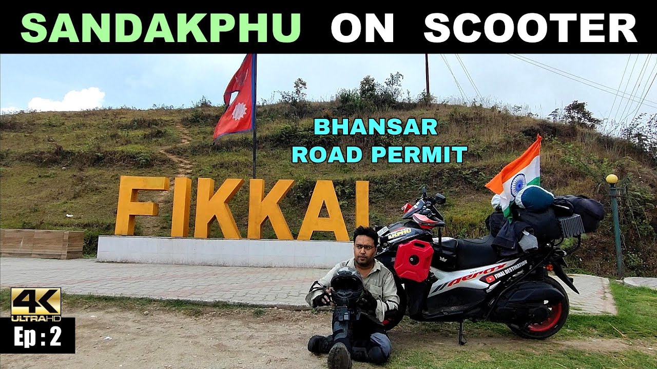 2️⃣ Bagdogra to Maimajhuwa | Solo Sandakphu ride on Scooter | Nepal ride Bhansar & Road tax | Aerox