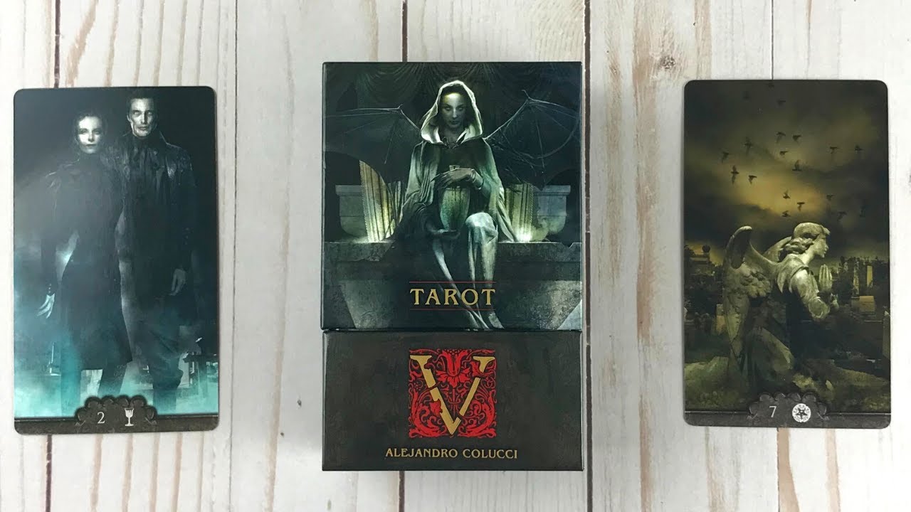 Tarot V Cards 🧛 Vampire Tarot Cards Flip Through, Walkthrough, Unboxing 🧛 Vampires Tarot Deck