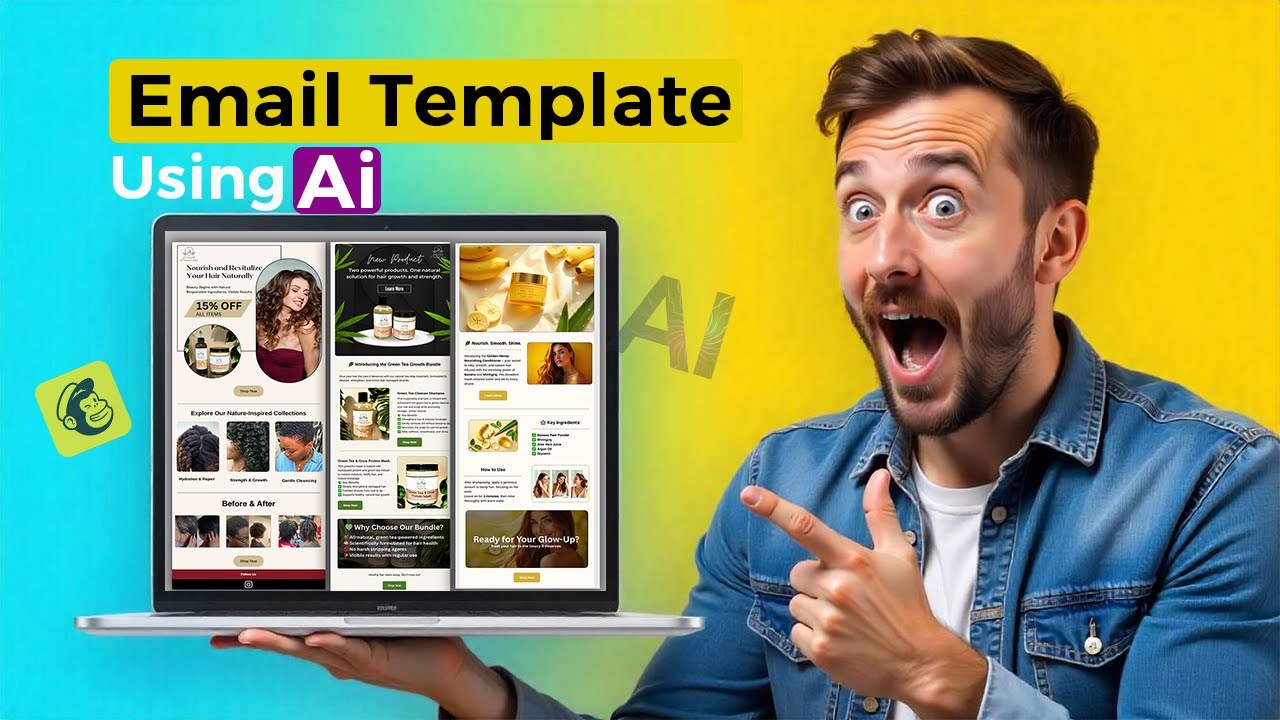 How to Create a Mailchimp Email Template Using AI | Email Marketing