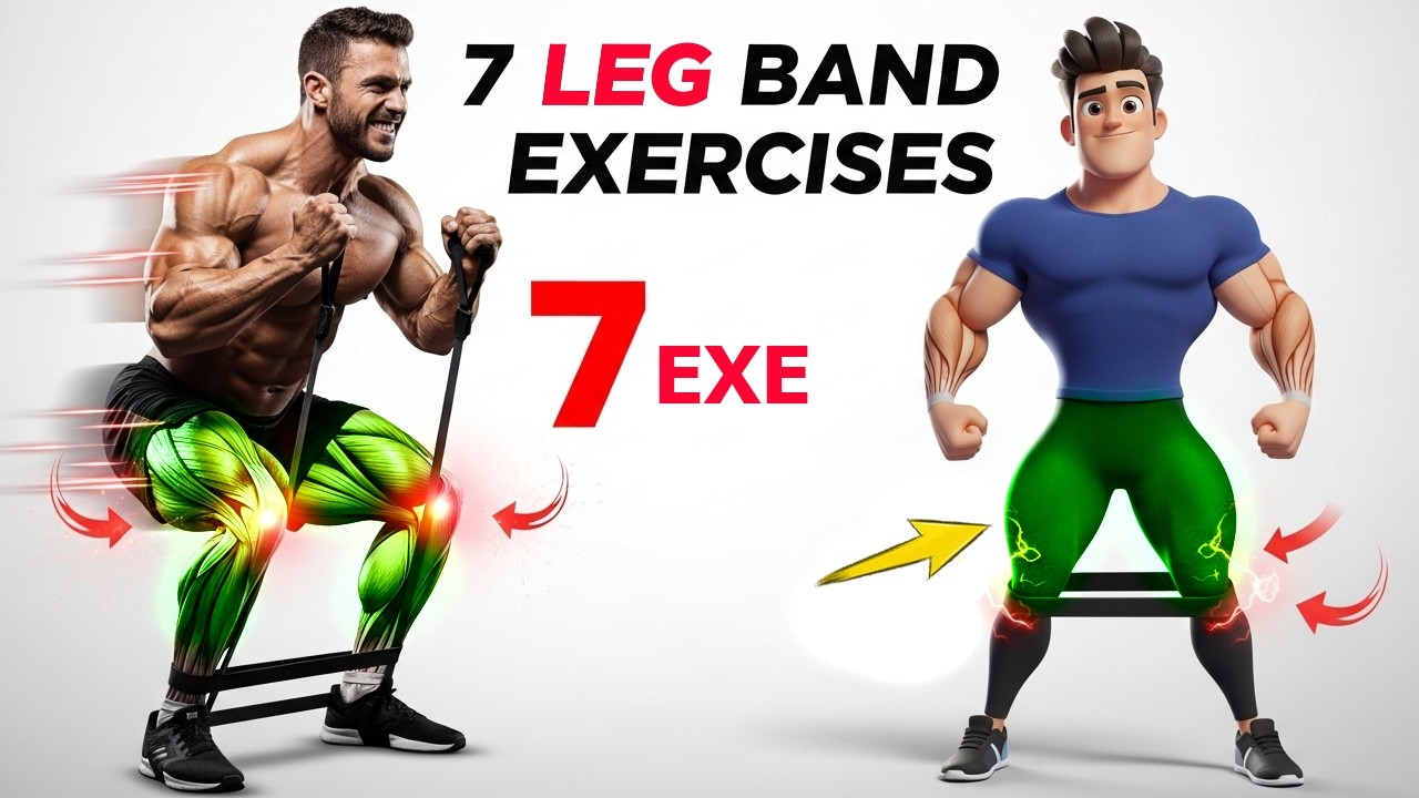 Only 7 Resistance Band Leg Exercises You Need for Leg Day