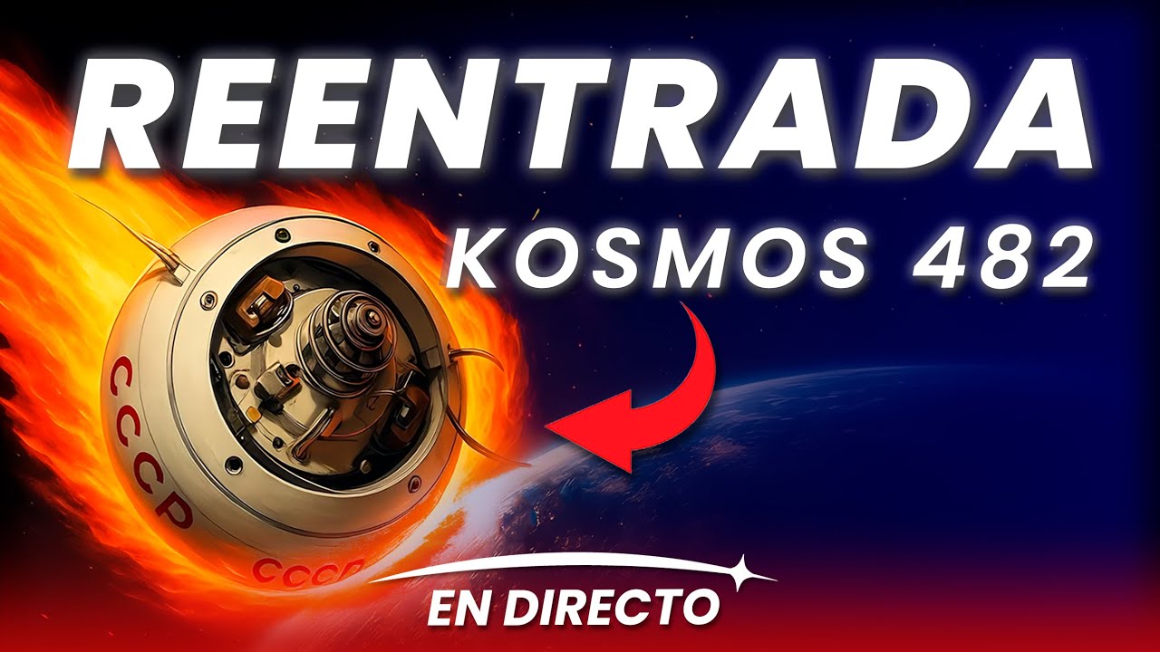 🔴 LIVE TRACKING: Kosmos-482 soviet spacecraft reentry - COUNTDOWN