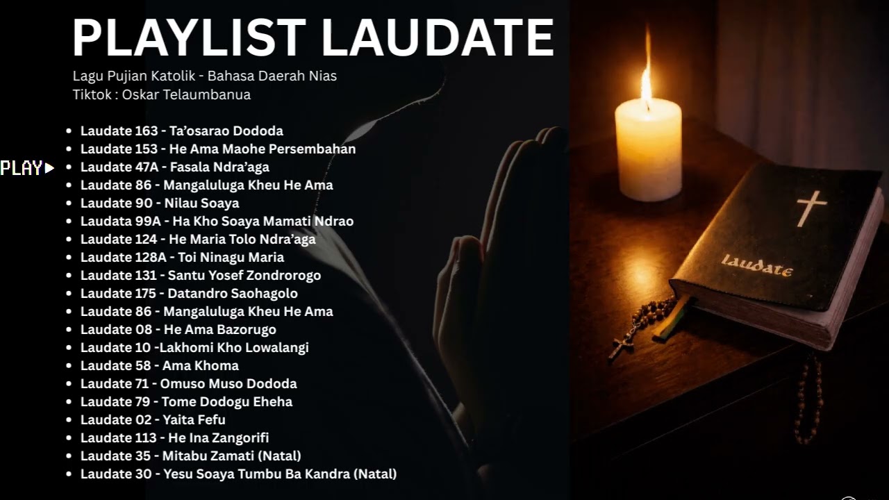 Kumpulan Lagu Laudate Bahasa Nias | Oleh Oskar Telaumbanua