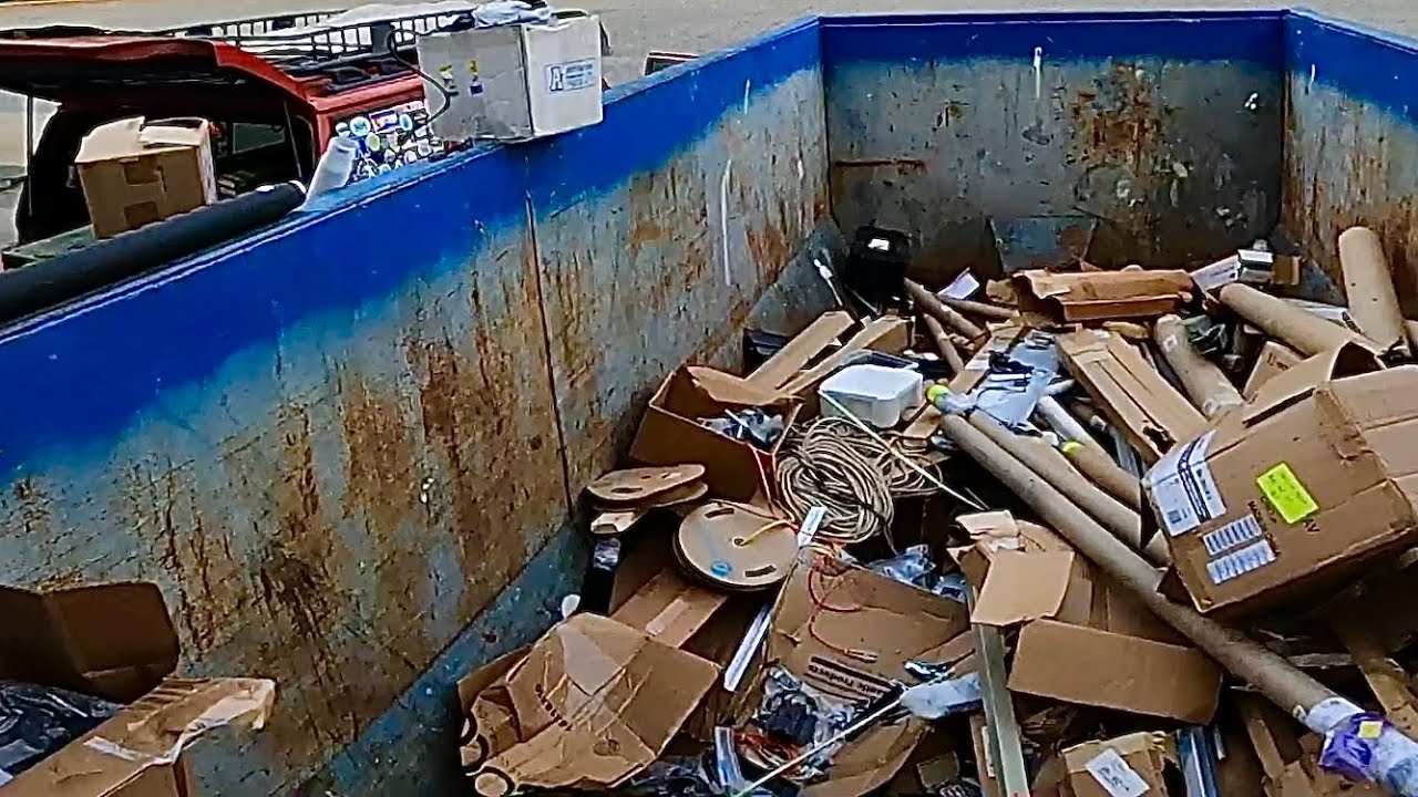 That Is A LOT Of Metal & Wire In The Dumpster !!! Will It All Fit?