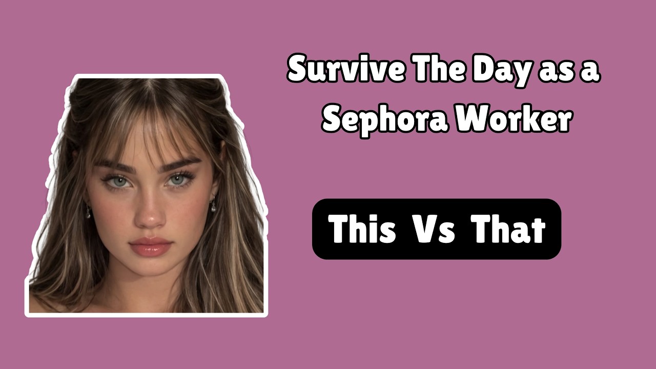 CAN YOU SURVIVE THE DAY AS A SEPHORA WORKER? #thisorthat #interactivegame #aesthetic #viral