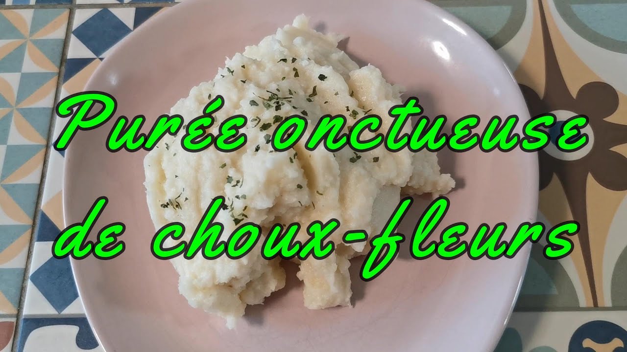 🥔🥦Purée onctueuse de choux fleurs, pommes de terre.