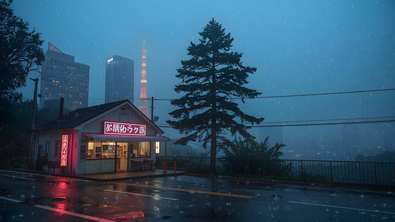 POV: It’s 1986 and It’s Raining at a Tokyo Café ☔ 80s Nostalgia Lofi for Calm Nights