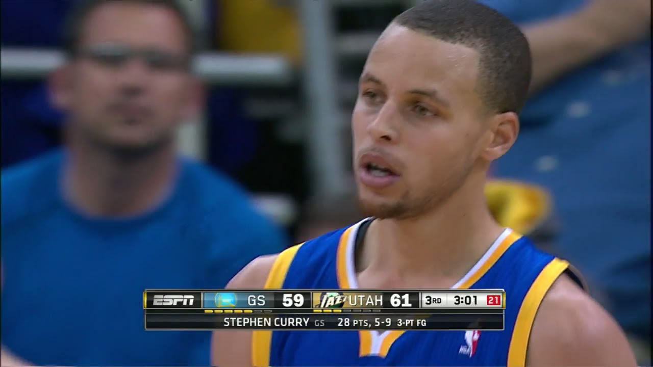 2014 01 31 Stephen Curry Highlights at Jazz - 44 Pts