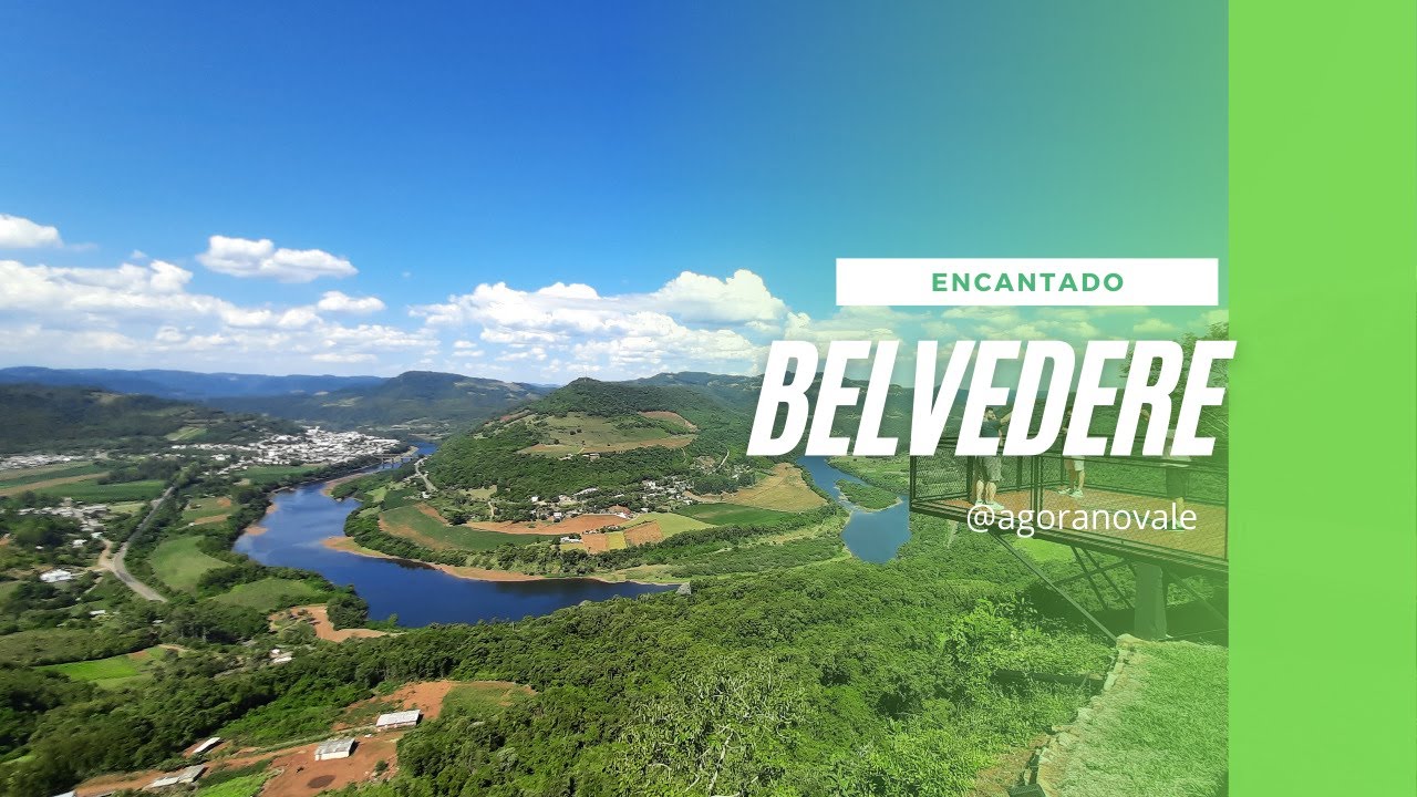 Conheça a vista do Belvedere de Encantado /RS