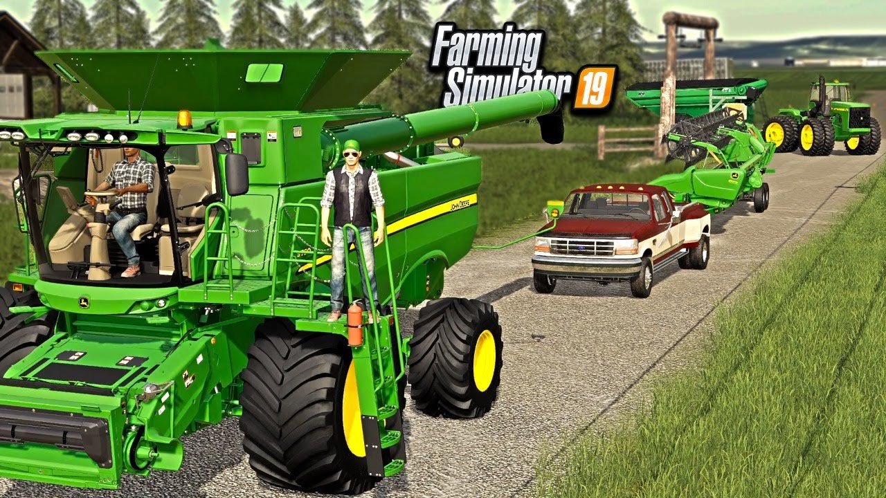 WHEAT HARVEST CREW FUN! (BUYING COMBINE & HARVEST) | FARMING SIMULATOR 2019