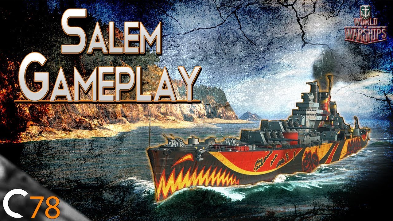 USS Salem (Tier 10 Cruiser) Gameplay + Commentary | World of Warships