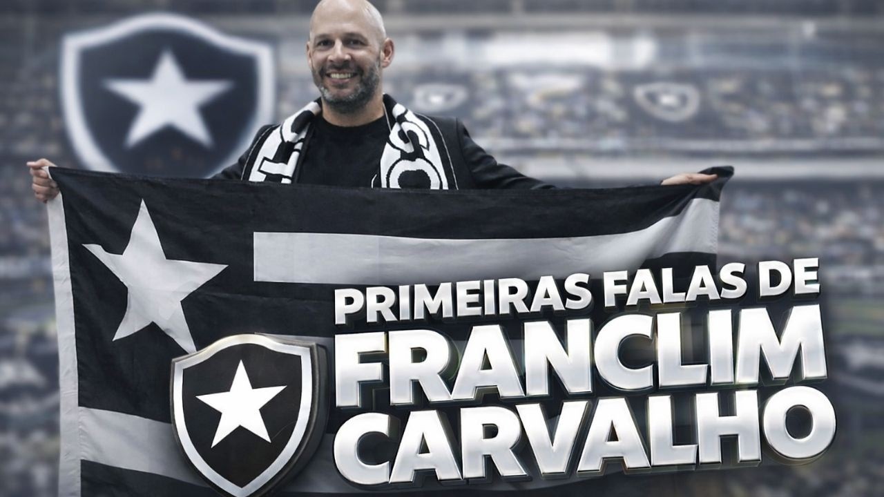 🚨 O T&Eacute;CNICO CHEGOU: PRIMEIRAS PALAVRAS DE FRANCLIM CARVALHO NO BOTAFOGO | DANILO E BARBOZA DE VOLTA