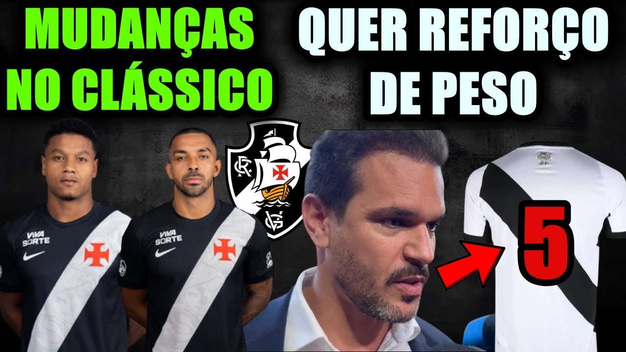 ADMAR LOPES QUER VOLANTE DE PESO | 2 REFORÇOS | VASCO x BOTAFOGO e MAIS ÚLTIMAS NOTÍCIAS DO VASCO