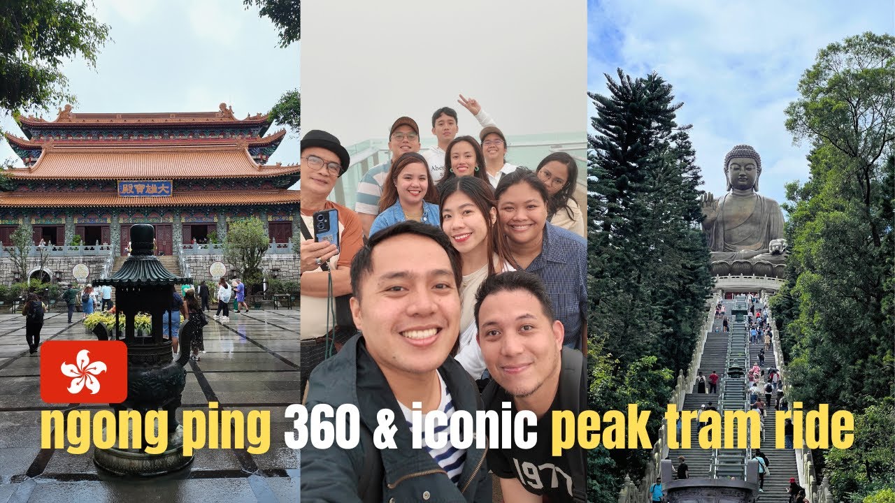 Must-Do in Hong Kong: Ngong Ping 360 & Iconic Peak Tram Ride 🇭🇰 | STEVENTRAVELSPH