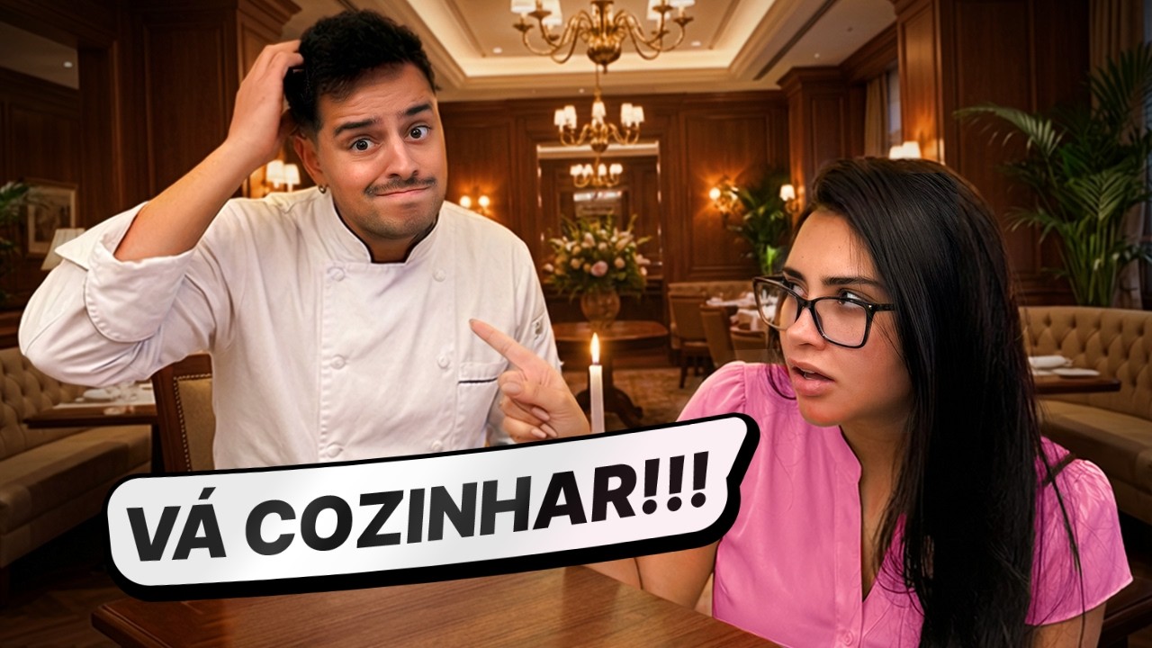 Virei CHEFE DE COZINHA para SALVAR O NOIVADO!