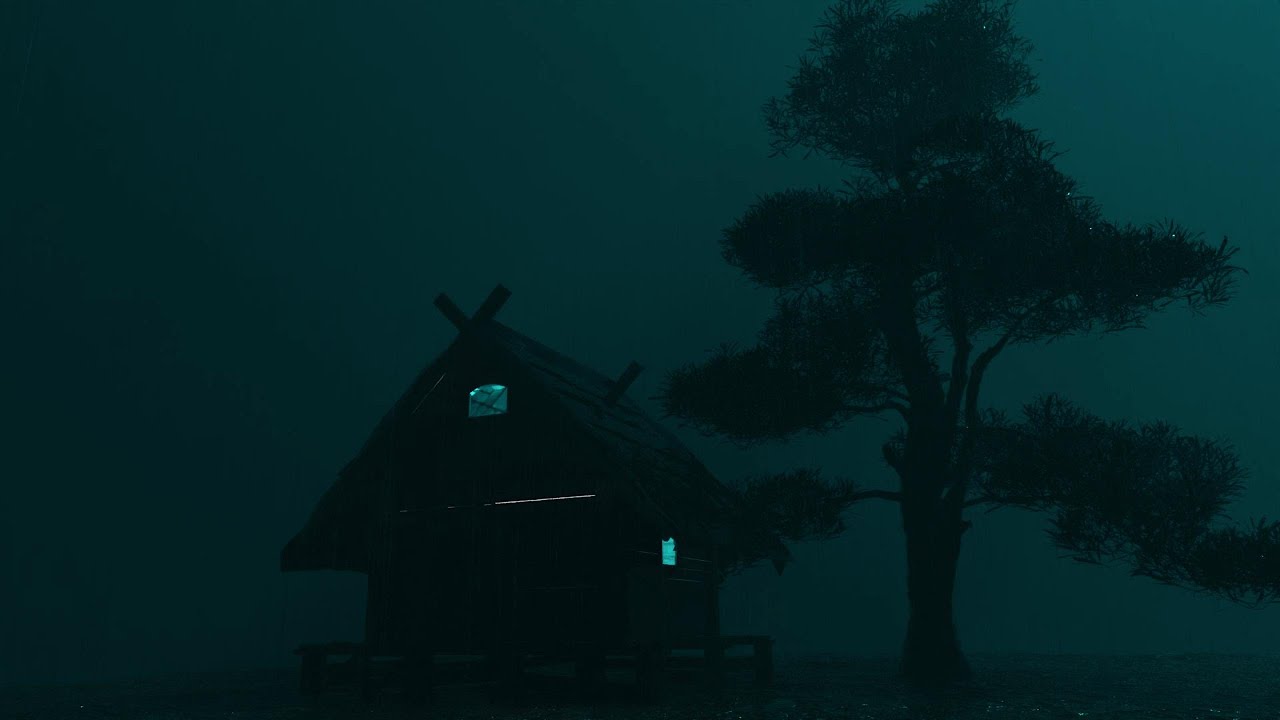 A Solidão da Cabana Dark Ambience & Chuva Noturna