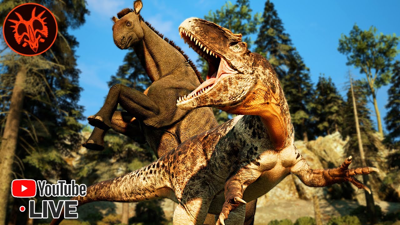 👑O NOVO RINOCERONTE-GIRAFA! SOBREVIVENCIA COMO PARACERATHERIUM - | Path of Titans | - LIVE PT-BR