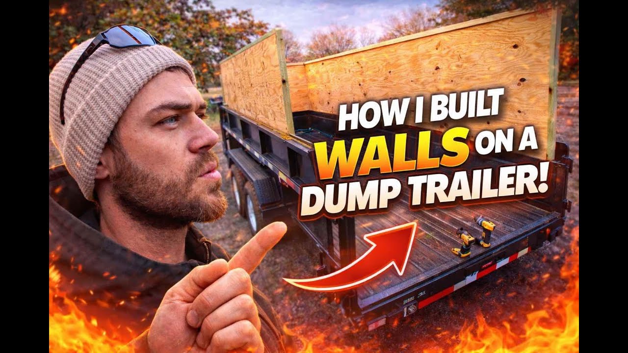 Building Walls On a New Dump Trailer