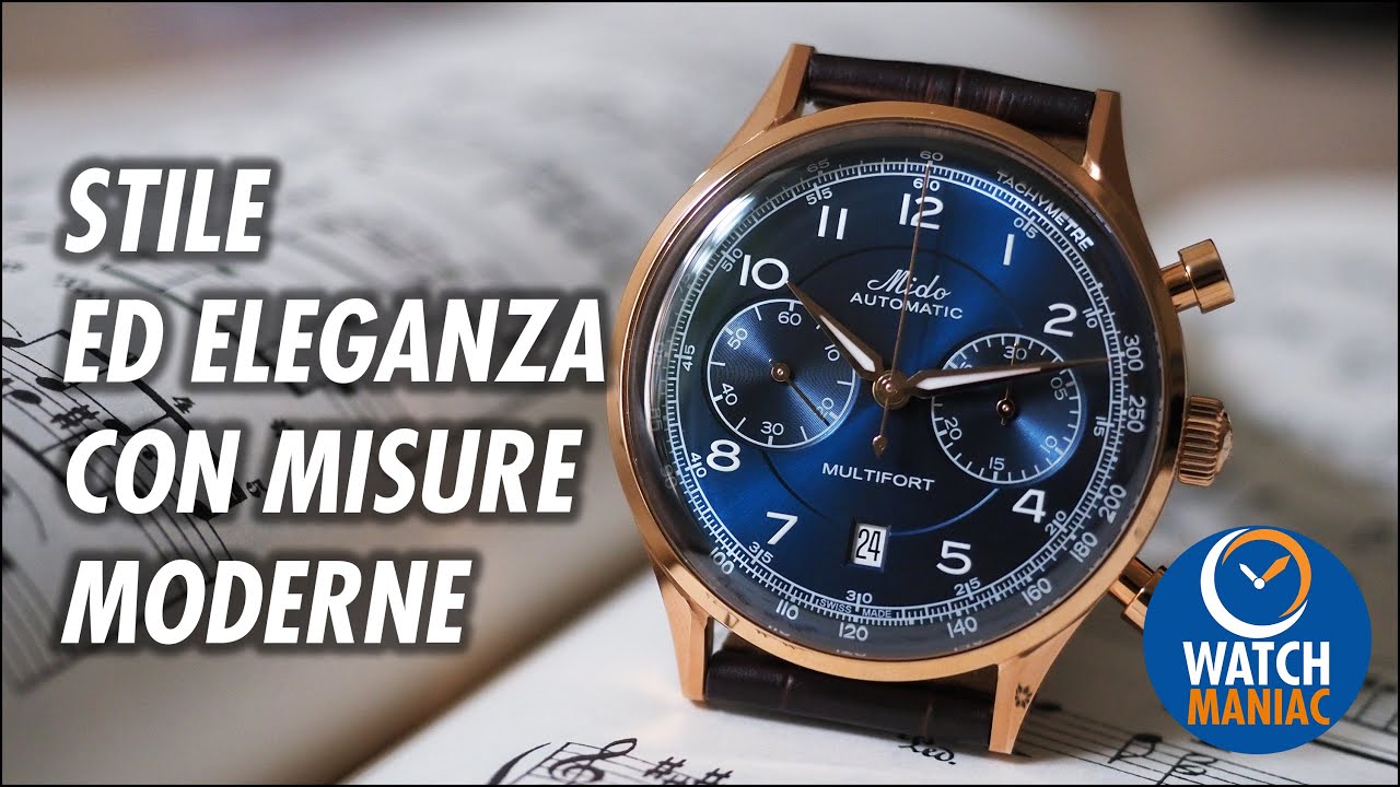 Mido Multifort Patrimony Chronograph, la recensione del cronografo di ispirazione vintage